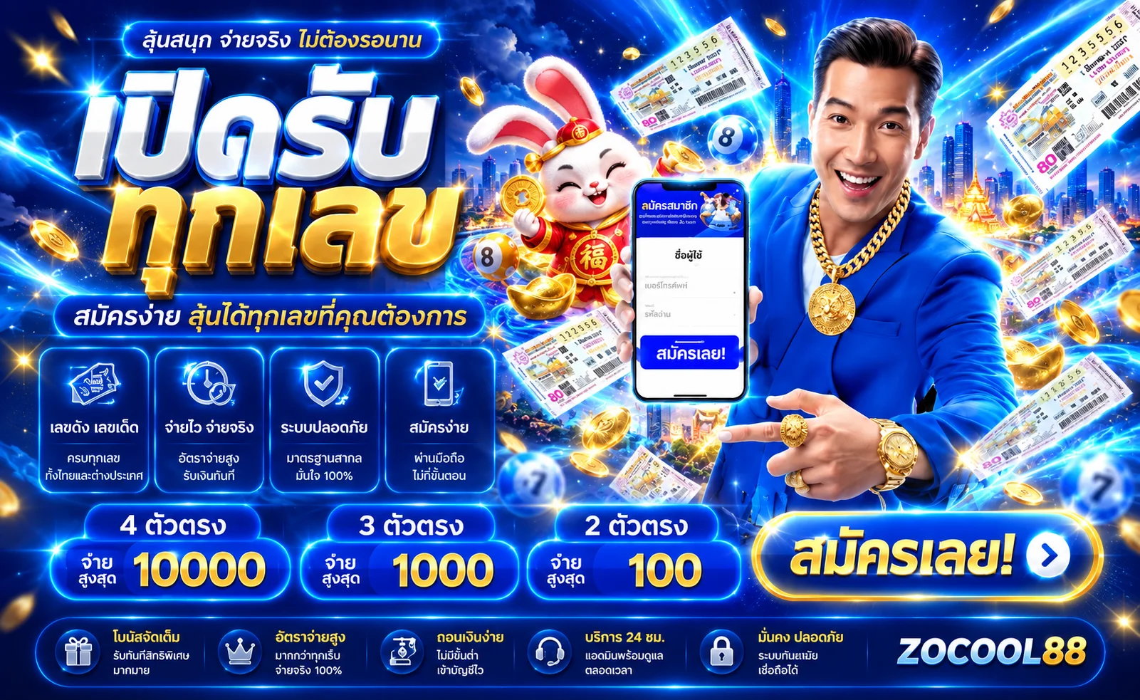 หวย ZOCOOL88 ตรวจผลและรายการตัวเลข